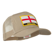 England Flag Patched Mesh Cap