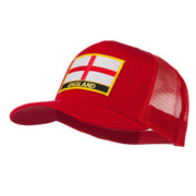 England Flag Patched Mesh Cap