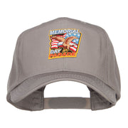 Memorial Day Eagle USA Patched Cap