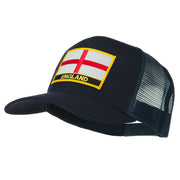 England Flag Patched Mesh Cap