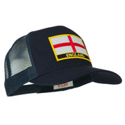 England Flag Patched Mesh Cap