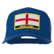 England Flag Patched Mesh Cap