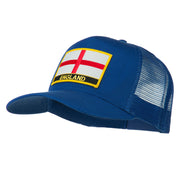 England Flag Patched Mesh Cap