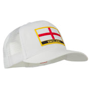 England Flag Patched Mesh Cap