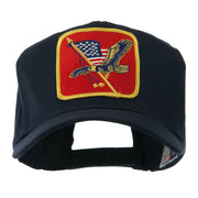 Eagle Military Large Embroidered Patch Cap