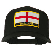 England Flag Patched Mesh Cap