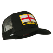 England Flag Patched Mesh Cap