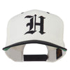 Old English H Embroidered Flat Bill Cap