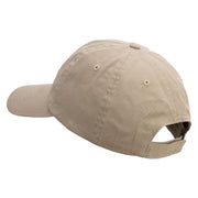 Do What You Like Embroidered Low Profile Dyed Cotton Twill Cap - Khaki OSFM