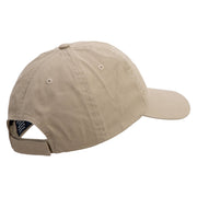 Do What You Like Embroidered Low Profile Dyed Cotton Twill Cap - Khaki OSFM