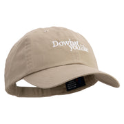 Do What You Like Embroidered Low Profile Dyed Cotton Twill Cap - Khaki OSFM