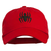 Halloween Spider Embroidered Pet Spun Washed Cap