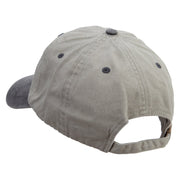 Argentina Map with Flag Logo Embroidered Pigment Dyed Wash Cap