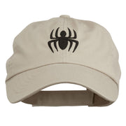 Halloween Spider Embroidered Pet Spun Washed Cap