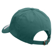 Sketch of Flying Swallow Embroidered Dad Style Unstructured Low Profile 6 panel Cotton Cap - Spruce OSFM