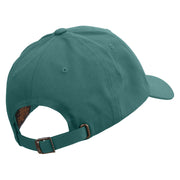 Sketch of Flying Swallow Embroidered Dad Style Unstructured Low Profile 6 panel Cotton Cap - Spruce OSFM