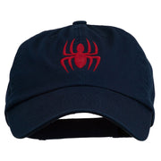 Halloween Spider Embroidered Pet Spun Washed Cap