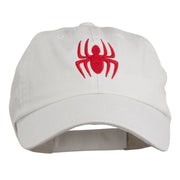 Halloween Spider Embroidered Pet Spun Washed Cap