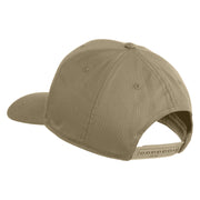 2nd Infantry Division Second to None Patched Solid Cotton Twill Pro Style Cap - Khaki OSFM