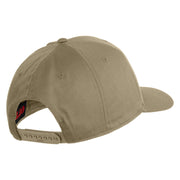 2nd Infantry Division Second to None Patched Solid Cotton Twill Pro Style Cap - Khaki OSFM