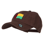 Guinea Bissau Flag Embroidered Unstructured Cap