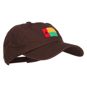 Guinea Bissau Flag Embroidered Unstructured Cap