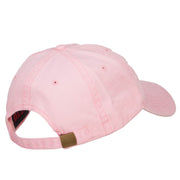 Grass is Greener Easter Embroidered Washed Cap