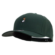 Pelican Logo Embroidered Solid Cotton Twill Prostyle Cap - Dk-Green OSFM