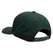 Pelican Logo Embroidered Solid Cotton Twill Prostyle Cap - Dk-Green OSFM