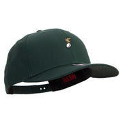 Pelican Logo Embroidered Solid Cotton Twill Prostyle Cap - Dk-Green OSFM