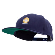 Active Battle Dance Embroidered Brushed Cotton Twill High Profile Extra Size Cap - Navy OSFM