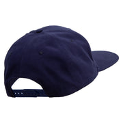 Active Battle Dance Embroidered Brushed Cotton Twill High Profile Extra Size Cap - Navy OSFM