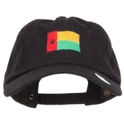 Guinea Bissau Flag Embroidered Unstructured Cap