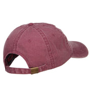 Grass is Greener Easter Embroidered Washed Cap