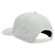 Pelican Logo Embroidered Solid Cotton Twill Prostyle Cap - White OSFM