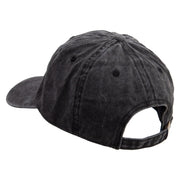 Reflection New York City Logo Embroidered Unstructured Pigment Dyed Cotton Cap - Black OSFM