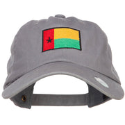 Guinea Bissau Flag Embroidered Unstructured Cap