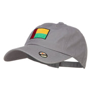 Guinea Bissau Flag Embroidered Unstructured Cap