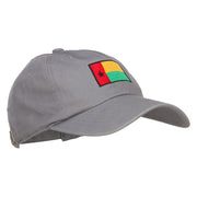 Guinea Bissau Flag Embroidered Unstructured Cap