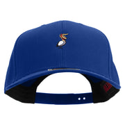 Pelican Logo Embroidered Solid Cotton Twill Prostyle Cap - Royal OSFM