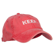 Keep It Embroidered Washed Cap