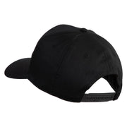U.S. Army Combat Action Patched Solid Cotton Twill Pro Style Cap - Black OSFM
