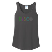 Disco Graphic Lady's Core Cotton Tank Top