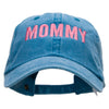 Mommy Embroidered Pigment Dyed Wash Caps