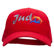 Judo Action Embroidered Low Profile Cap