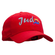 Judo Action Embroidered Low Profile Cap