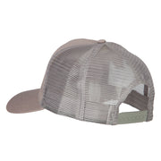 US Air Force Logo Embroidered Solid Cotton Mesh Pro Cap