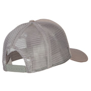 US Air Force Logo Embroidered Solid Cotton Mesh Pro Cap