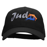 Judo Action Embroidered Low Profile Cap