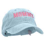 Mommy Embroidered Pigment Dyed Wash Caps